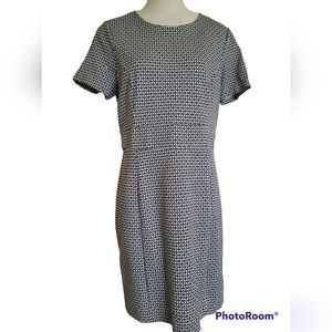 Amanda and Chelsea black/white 14 P pretry knee lenght dress.